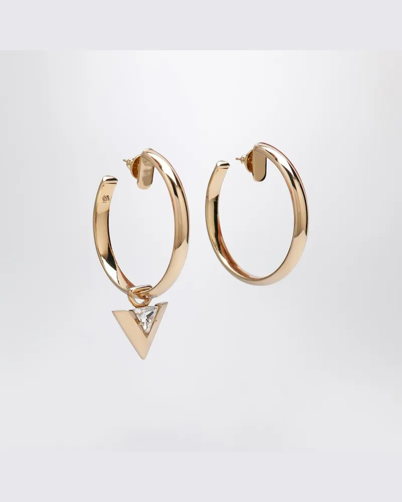 Valentino Garavani Je Les V Creolen aus Metall mit Kristallen Metallisch