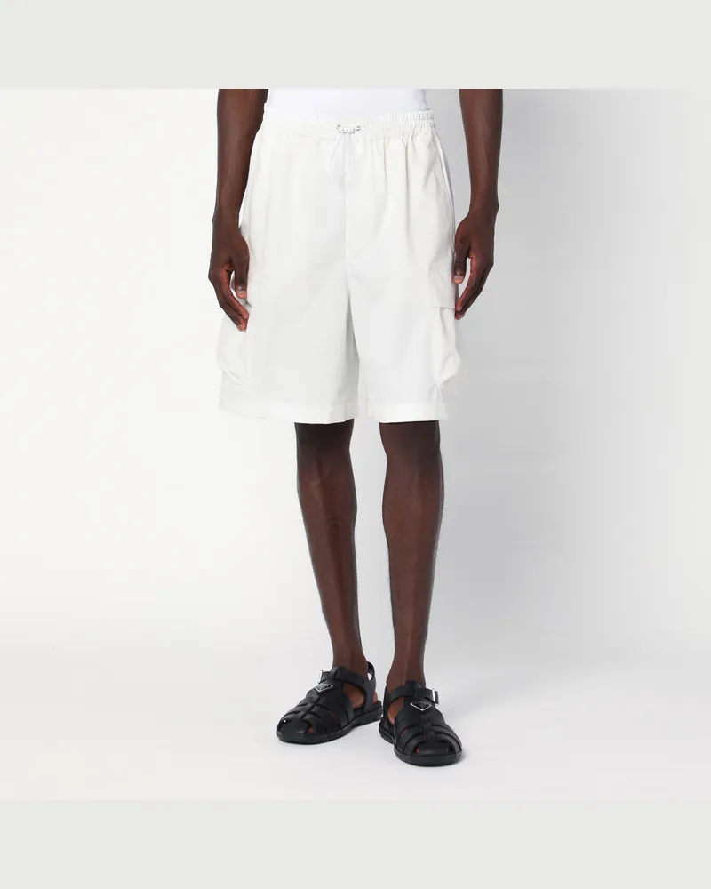 Gucci Weiße Shorts aus Baumwollpopeline 