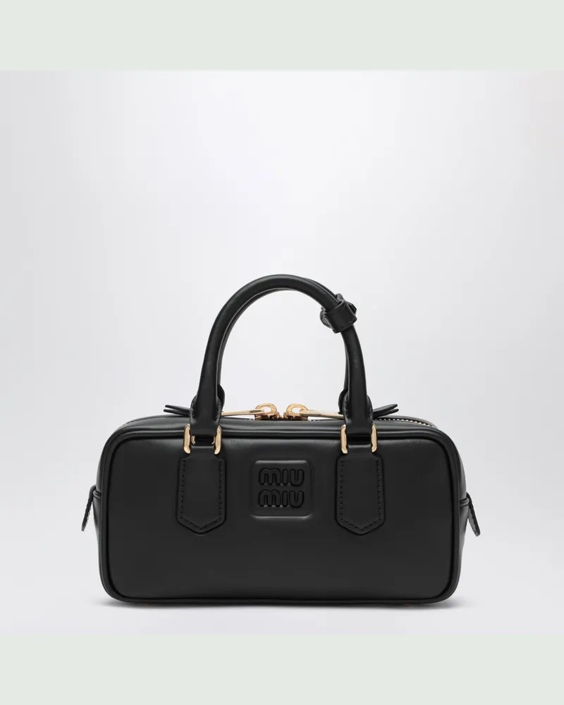 Miu Miu Schwarze Boston Bag Arcadie Regular Black