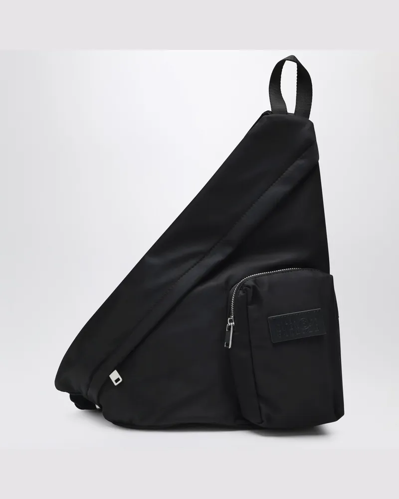Maison Margiela Schwarze Gürteltasche aus Nylon Black