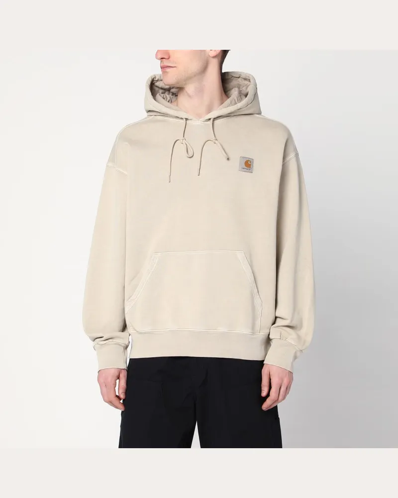 Carhartt WIP Hooded Nelson Sweatshirt Fleur De Sel Beige