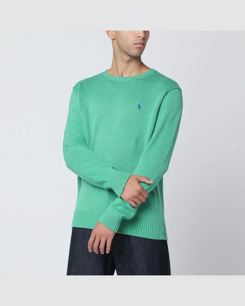 Ralph Lauren Grüner Baumwollpullover Rosa