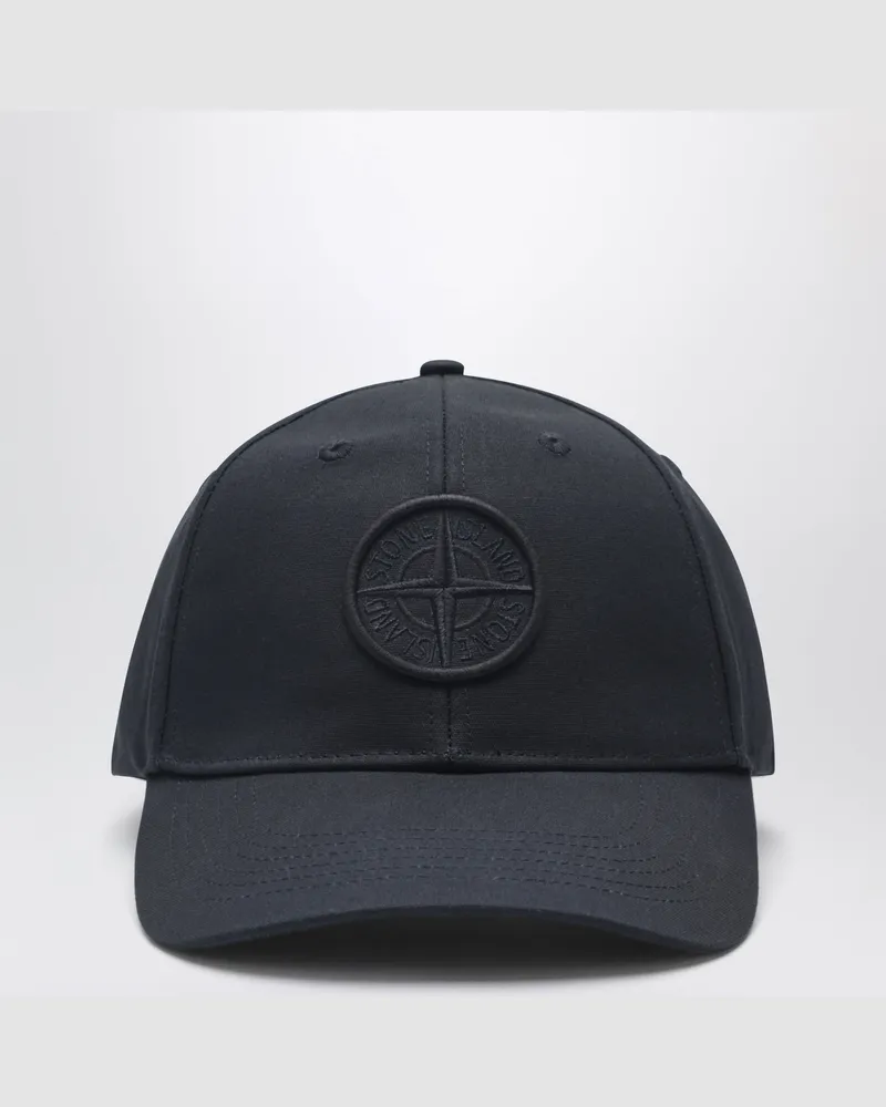 Stone Island Baseballkappe in Navyblau mit Logo Blue