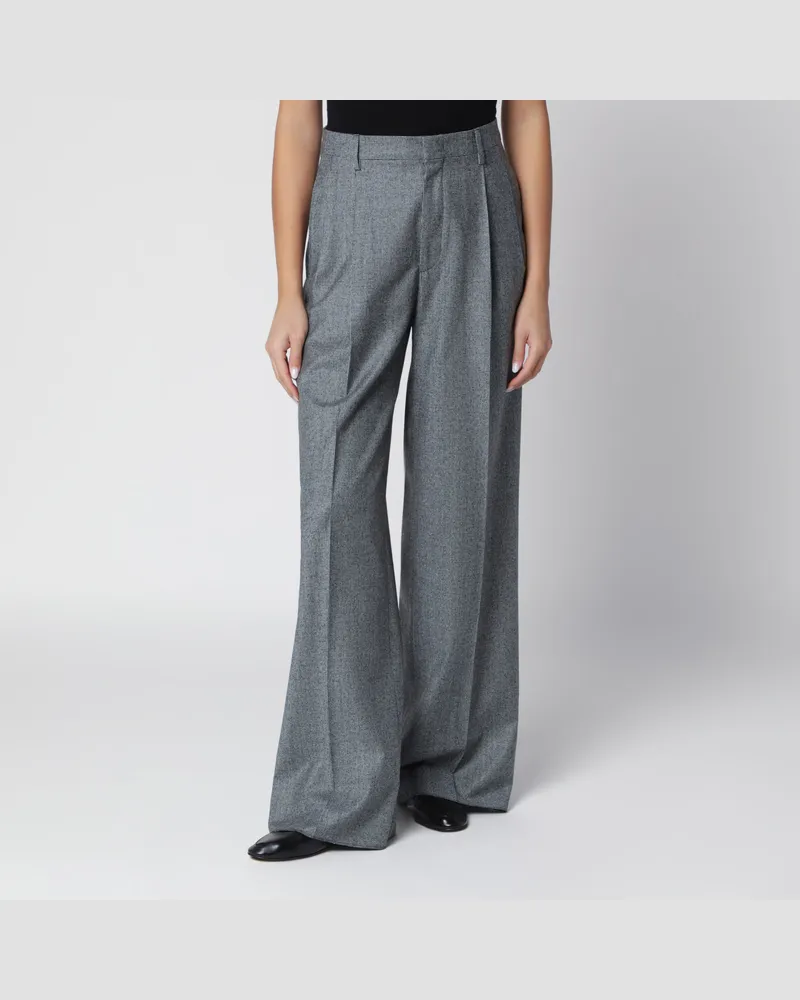 Tagliatore Schwarze Hose aus Schurwolle Black