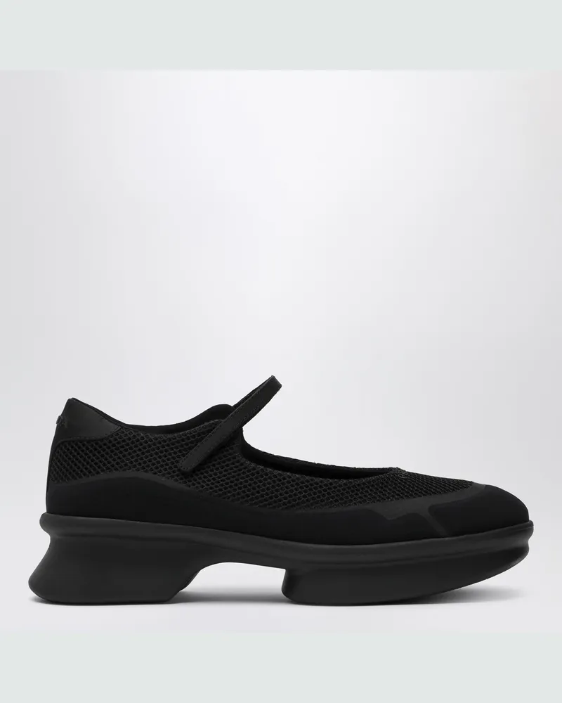 Prada Ballerina schwarz aus Mesh Black