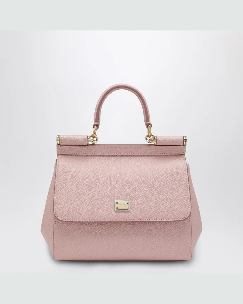 Dolce & Gabbana Mittelgroße Sicily Handtasche in Rosa Pink