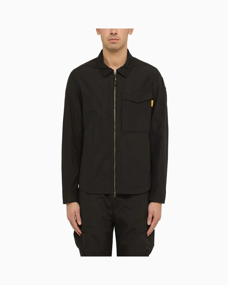 Parajumpers Schwarze Jacke Rayner aus Nylon und Baumwolle Schwarz