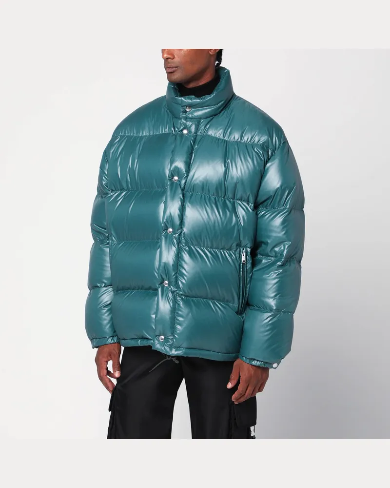 Prada Jacke petrolfarben aus Re-Nylon Green