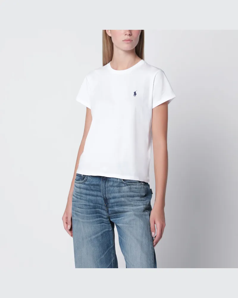 Ralph Lauren Weißes Baumwoll-T-Shirt White