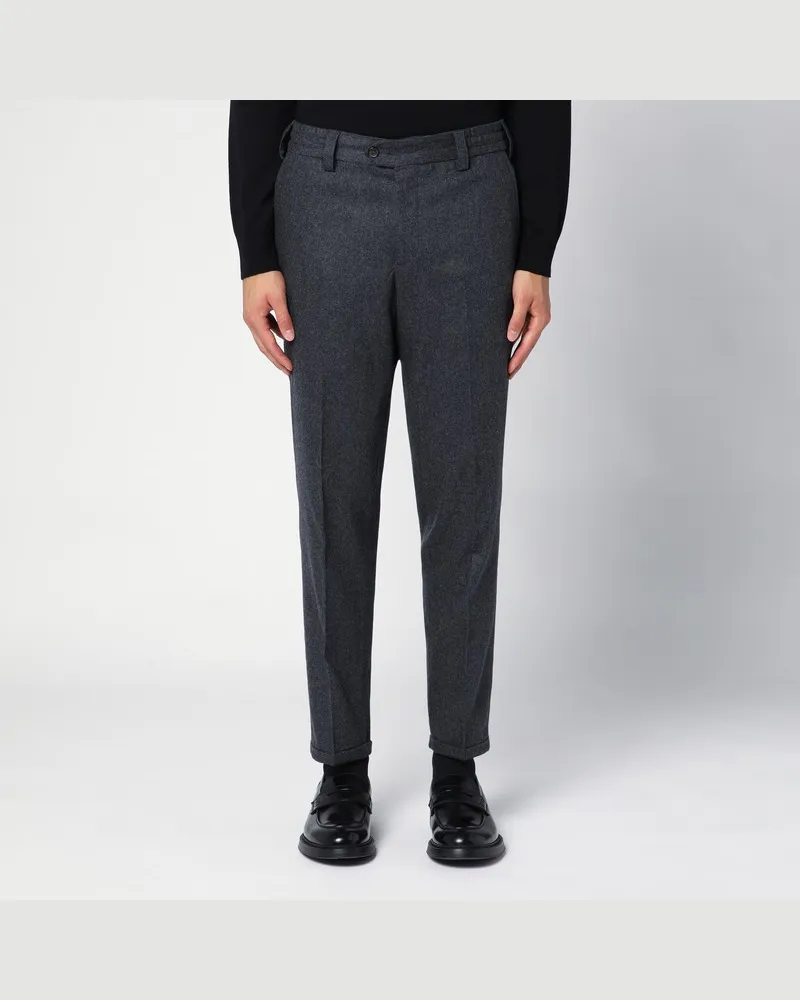 PT TORINO Hose Rebel aus grauer Wolle Grau