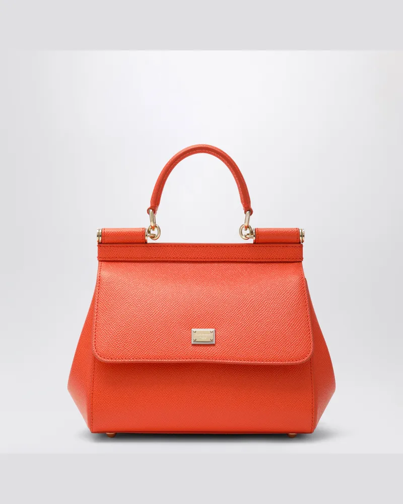 Dolce & Gabbana Mittelgroße orange Sicily Handtasche Orange
