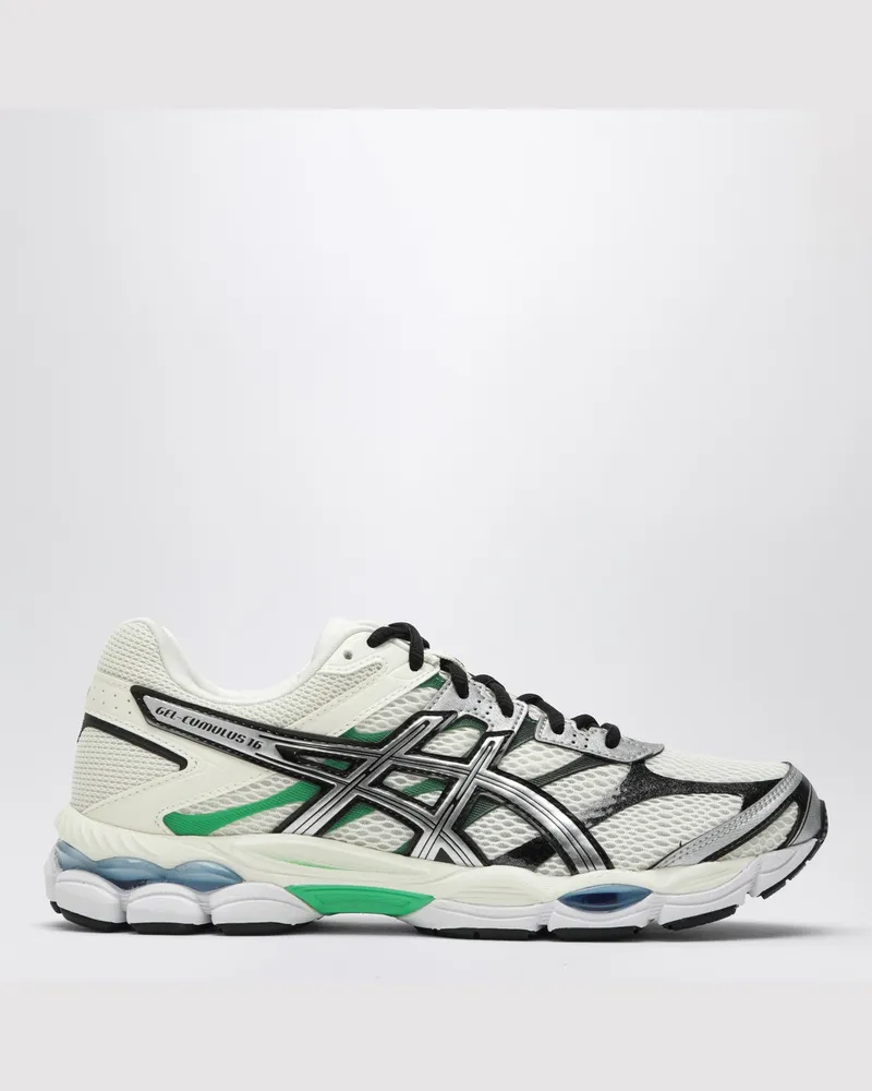 Asics Gel-Cumulus 16 Sneaker in Ivory/Pure Silver Beige
