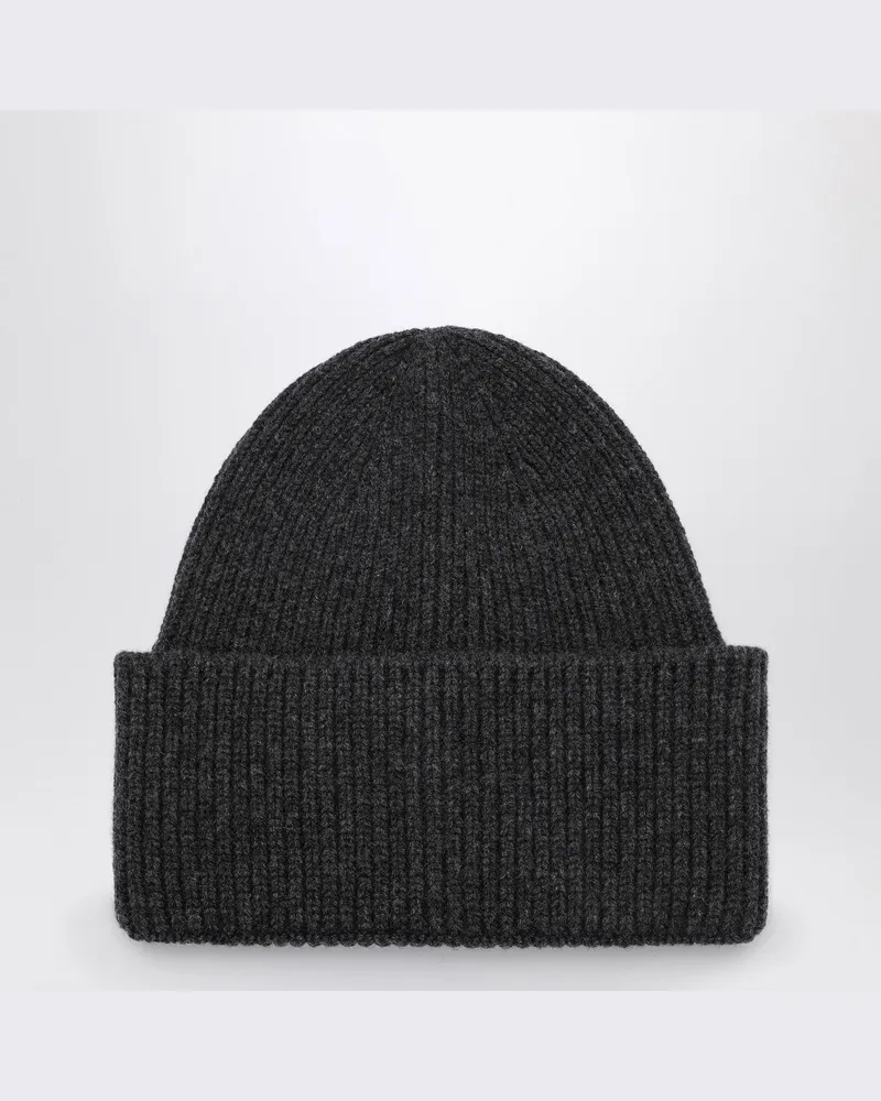 Destin Anthrazitgraue Mütze aus Kaschmirmischung 