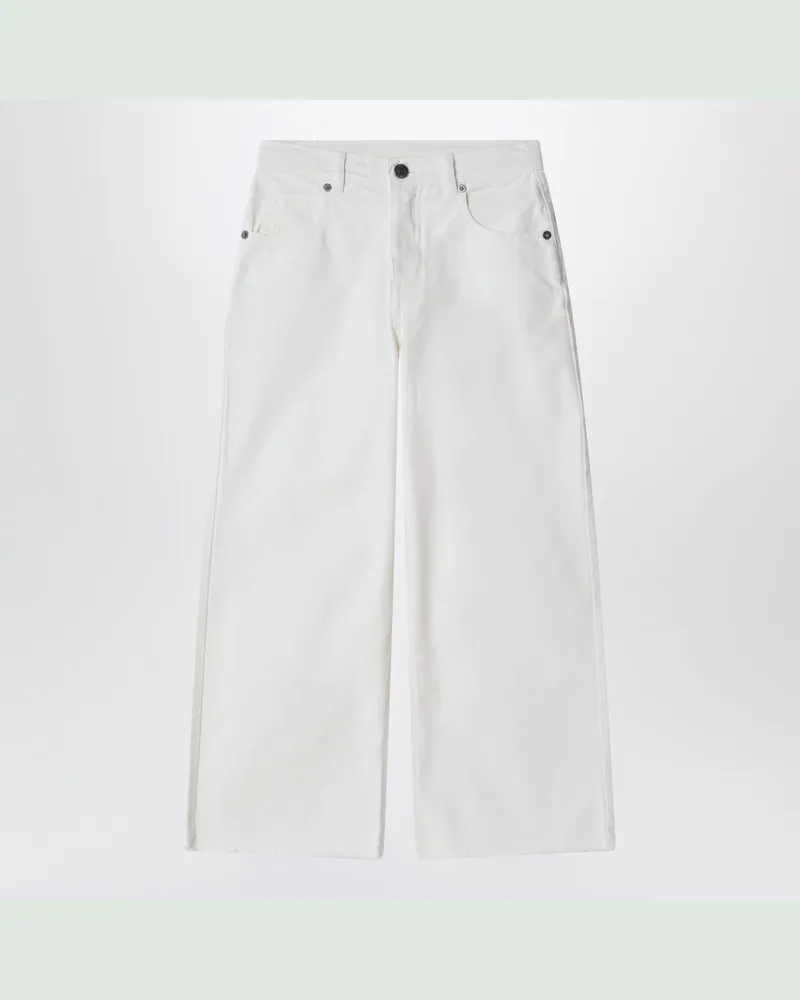 DOUUOD Elfenbeinweiße Jeans aus Denim White