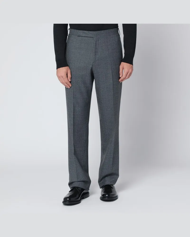 LARDINI Graue Wollhose Grau
