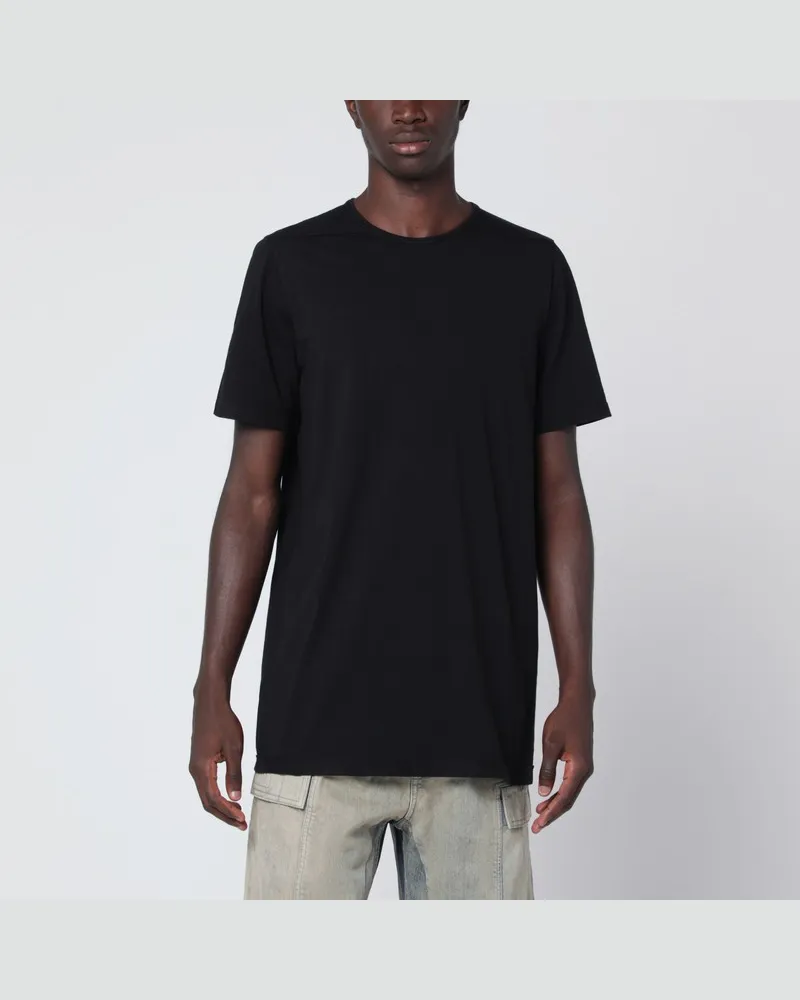 DRKSHDW by Rick Owens Schwarzes Baumwoll-T-Shirt Schwarz