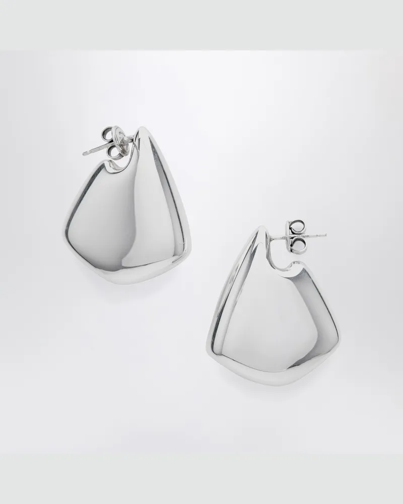 Bottega Veneta Kleine Ohrringe Fin aus Sterlingsilber Metal