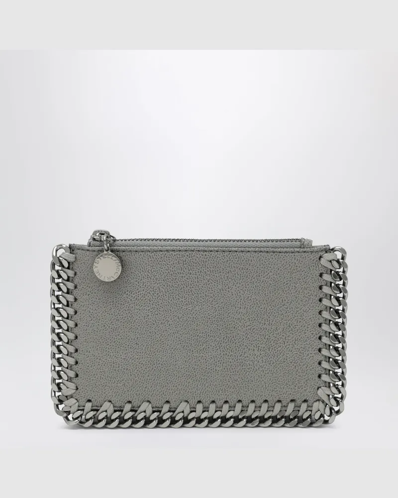 Stella McCartney Falabella Kartenetui in Hellgrau Grey