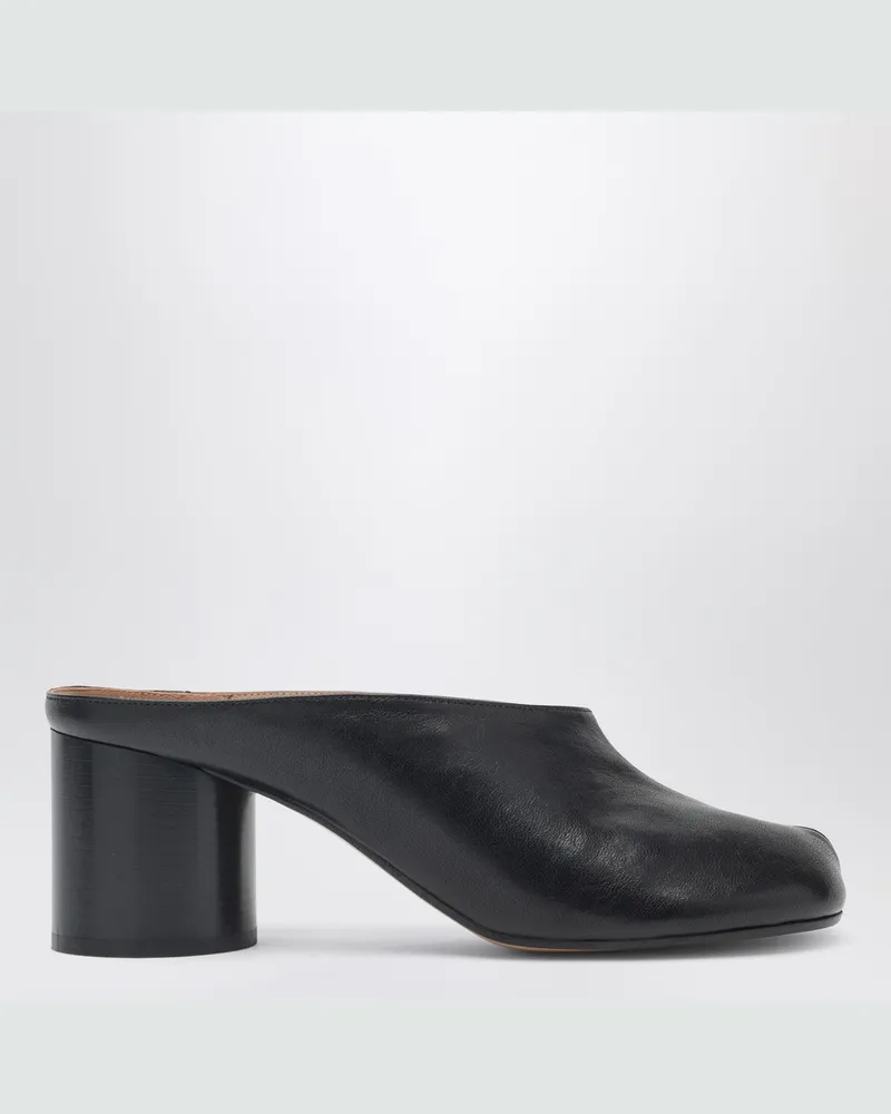 Maison Margiela Schwarze Tabi Mule-Pumps Black