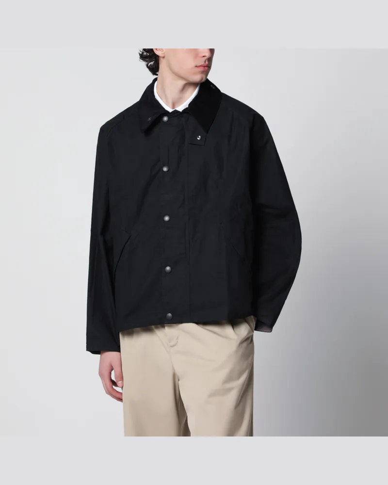 Barbour Schwarze Transporter Freizeitjacke Black
