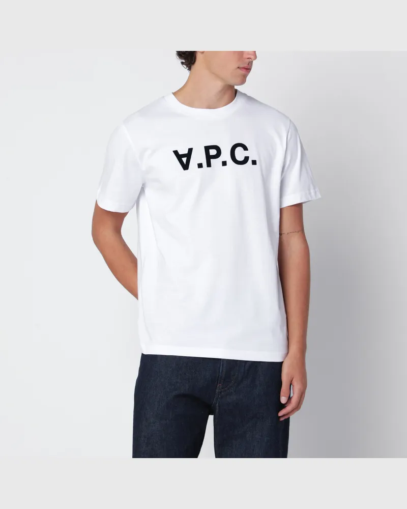 A.P.C. Standard Grand VPC weißes Baumwoll-T-Shirt White