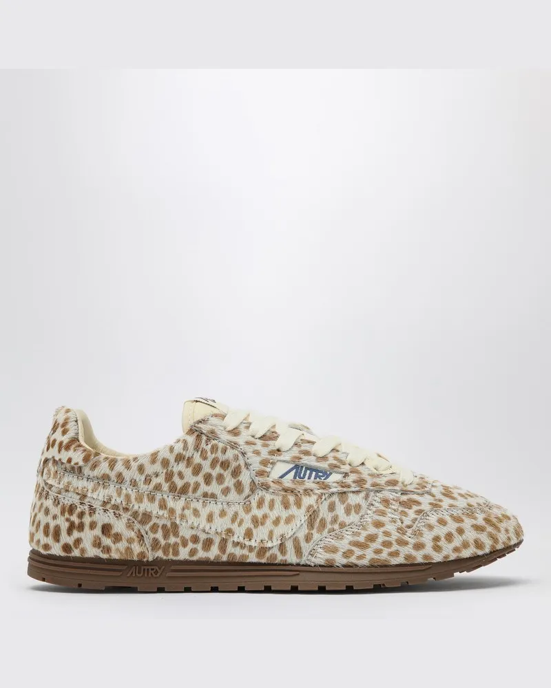 AUTRY Windspin-Sneaker aus Tierfell-Ponyskin Mehrfarbig