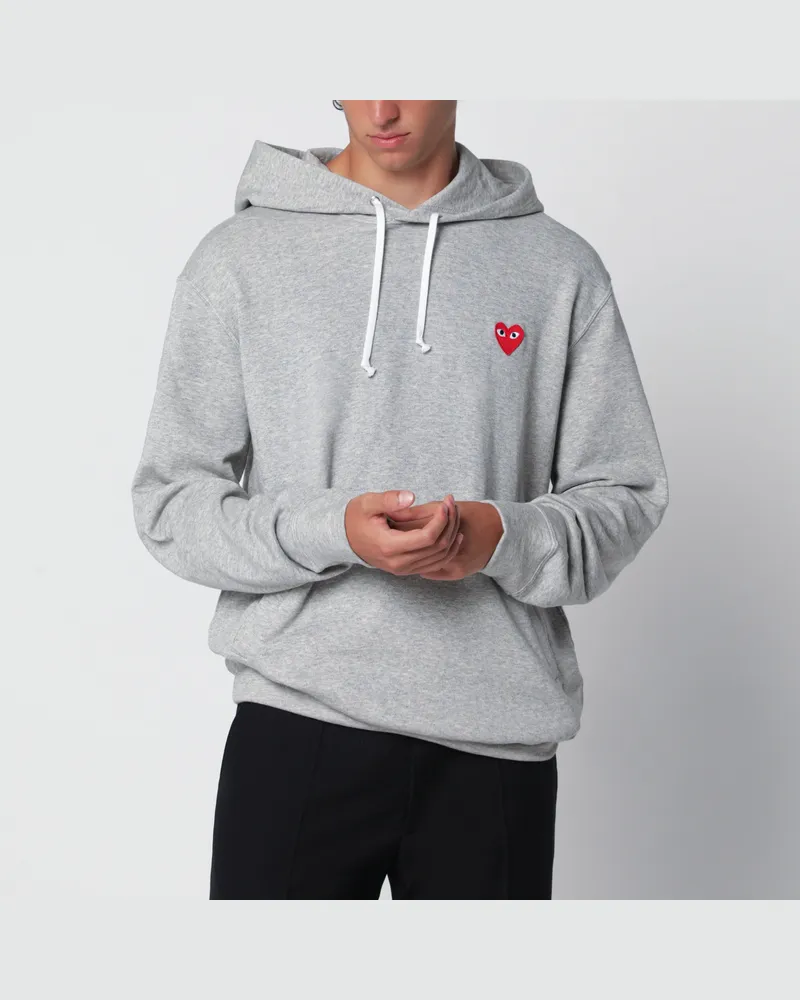 Comme des Garçons Grey cotton hoodie Grey