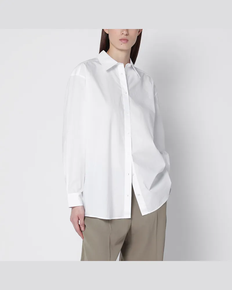 Totême Weiße Hemd aus Bio-Baumwolle 