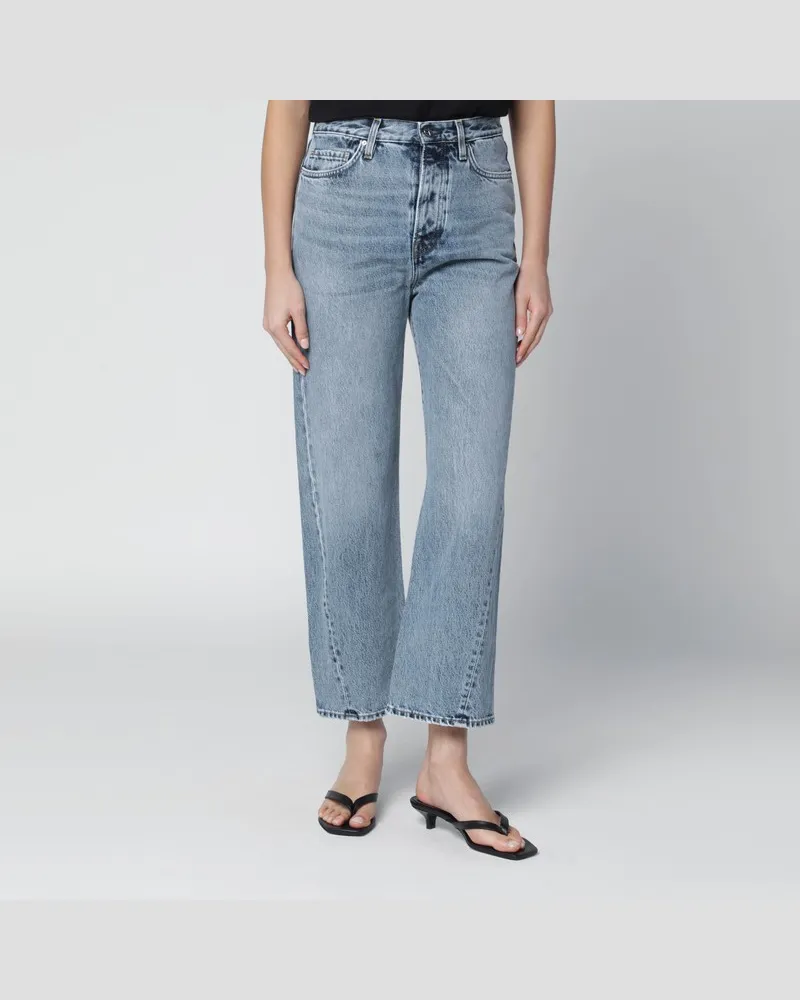 Totême Hellblaue verwaschene Jeans Blau