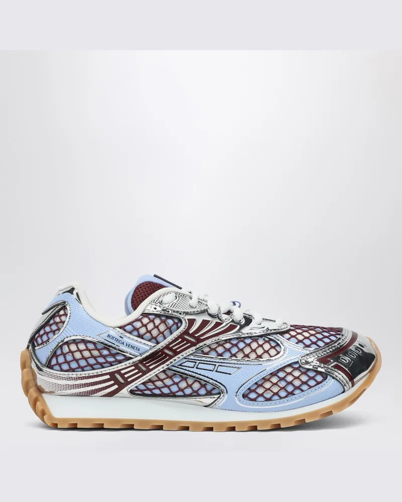Bottega Veneta Orbit Sneaker in Barolo/Hellblau Blau