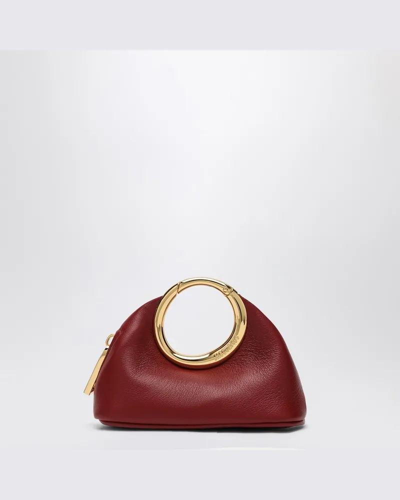 Jacquemus Dunkelrotes Mini-Calino-Portemonnaie Rot