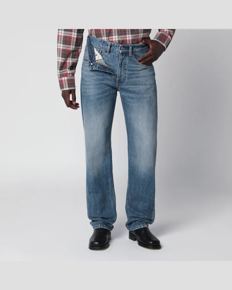 Maison Margiela Blaue Jeans mit geradem Bein Blue
