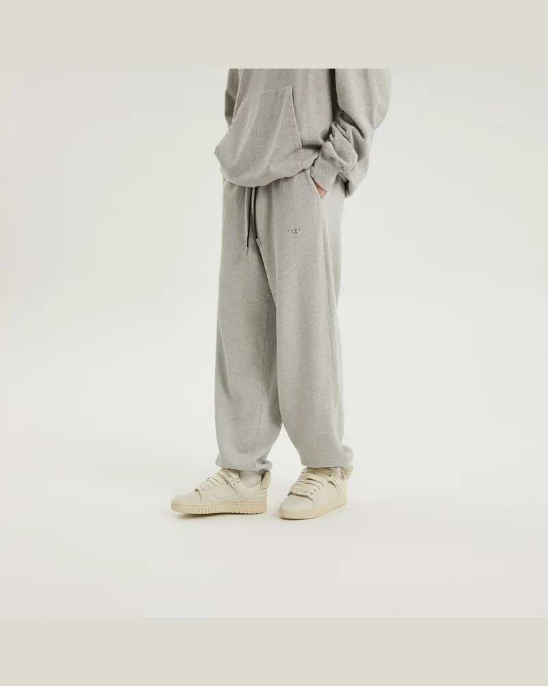 1989 STUDIO JP Sweatpants Melange Grau Grau