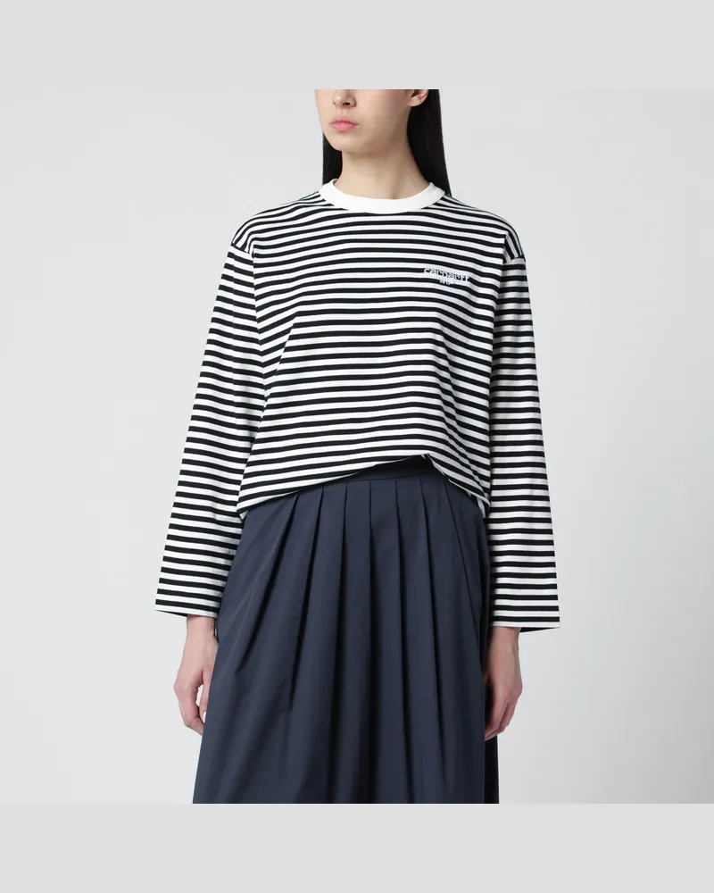 Carhartt WIP L/S Ezra T-Shirt Black/Wax 