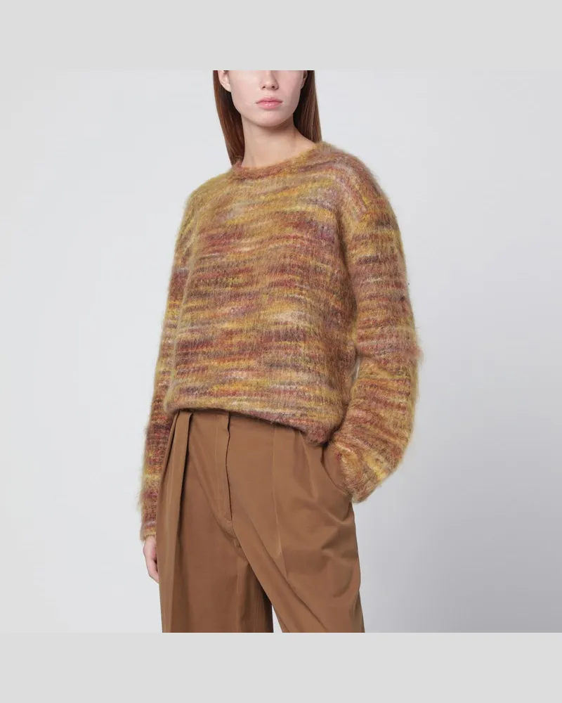 Roberto Collina Mehrfarbiger Pullover aus bedrucktem Garn Mehrfarbig