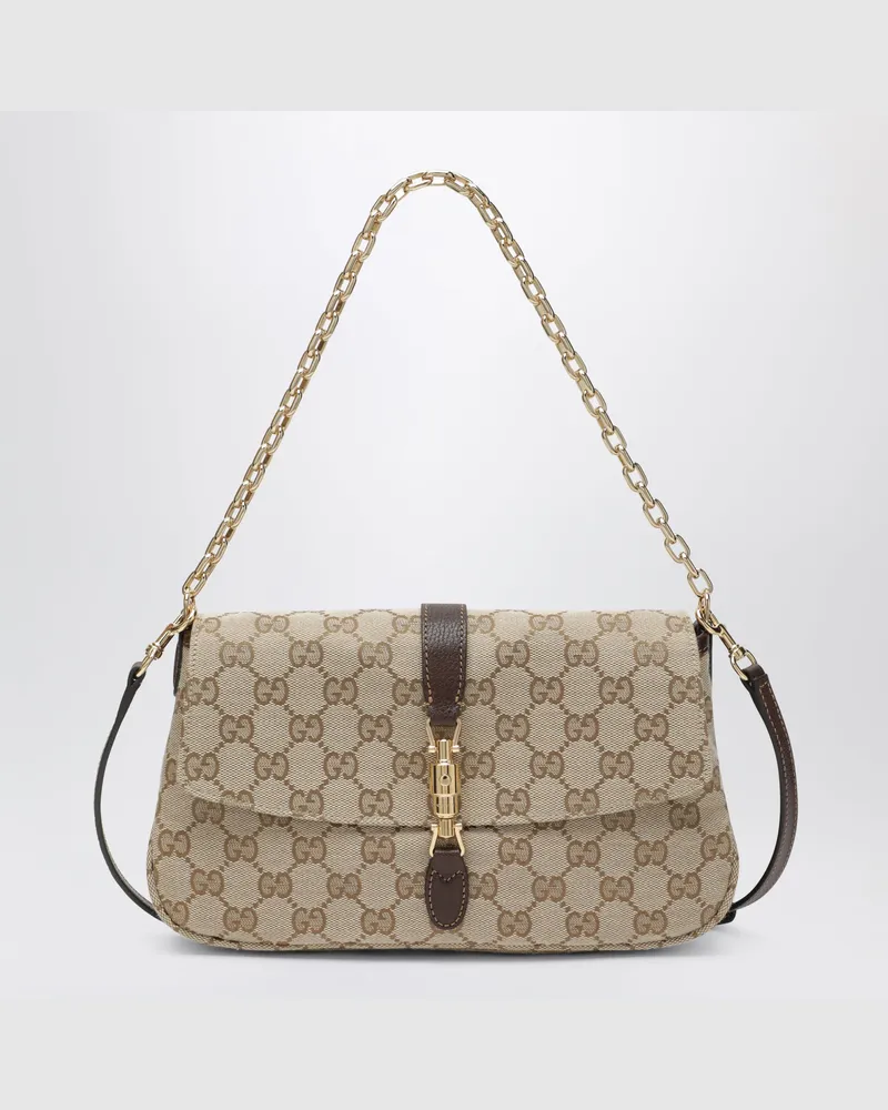 Gucci Aperitivo Tasche Mittelgroß In GG-Stoff Sand Beige