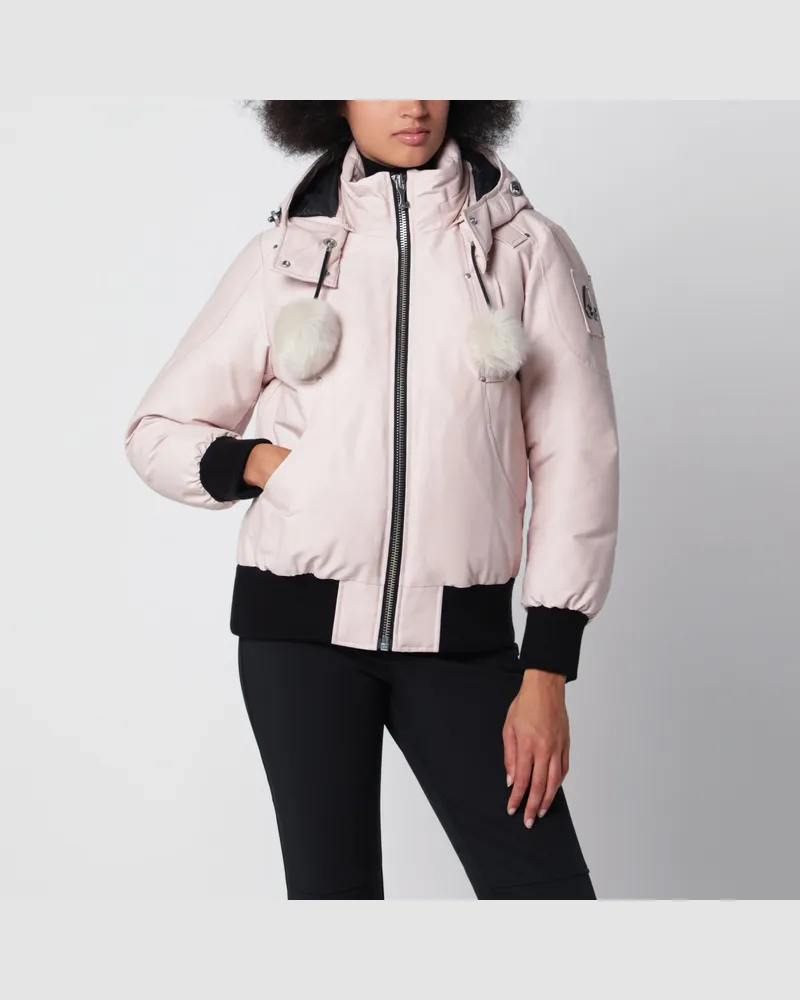Moose Knuckles Rosa Original Debbie Bomberjacke aus Baumwolle und Nylon Pink