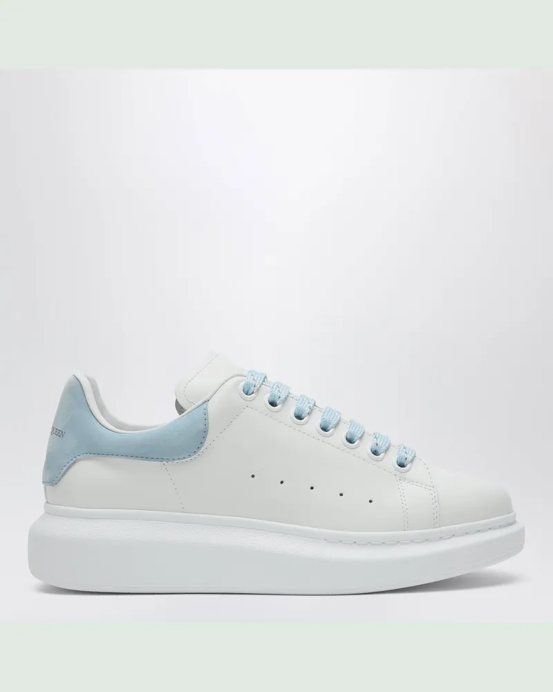 Alexander McQueen Oversize-Sneakers in Weiß/Puderblau White