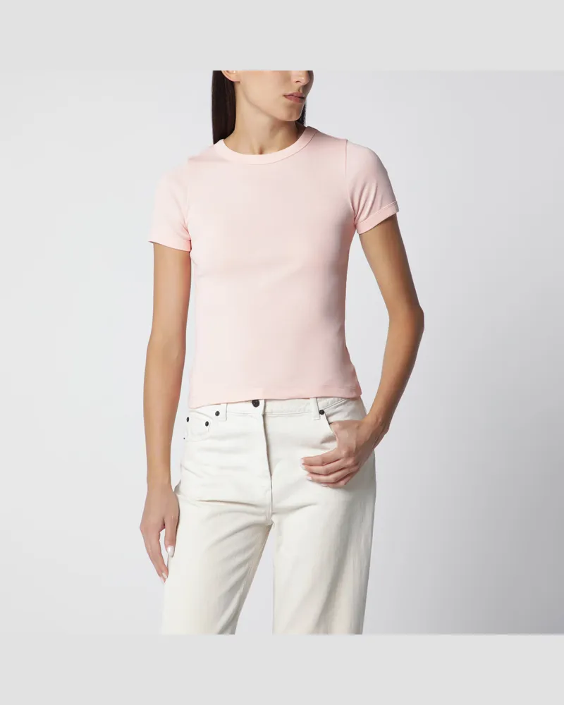 Flore Flore Rosa Car Tee T-Shirt aus Bio-Baumwolle Pink