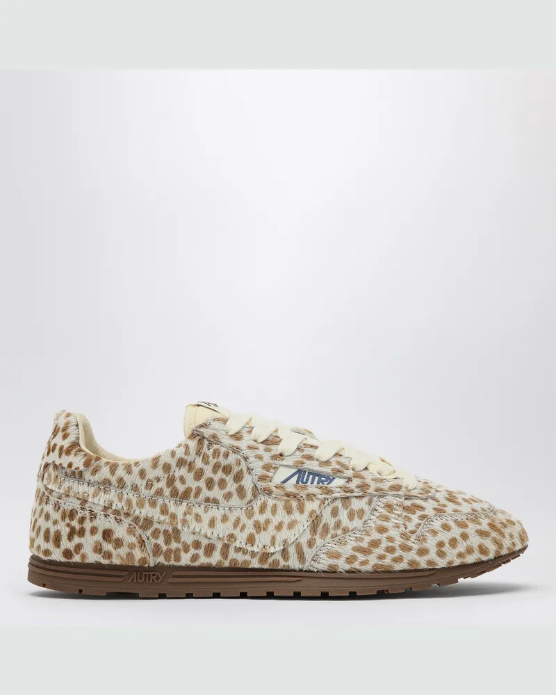 AUTRY Windspin-Sneakers aus Tierfell-Ponyskin Multicolor