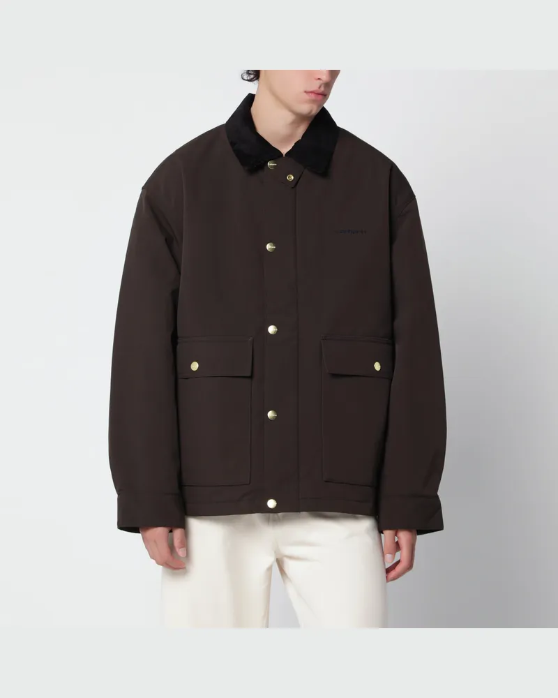 Carhartt WIP Quentin Tobacco Nylonjacke Brown