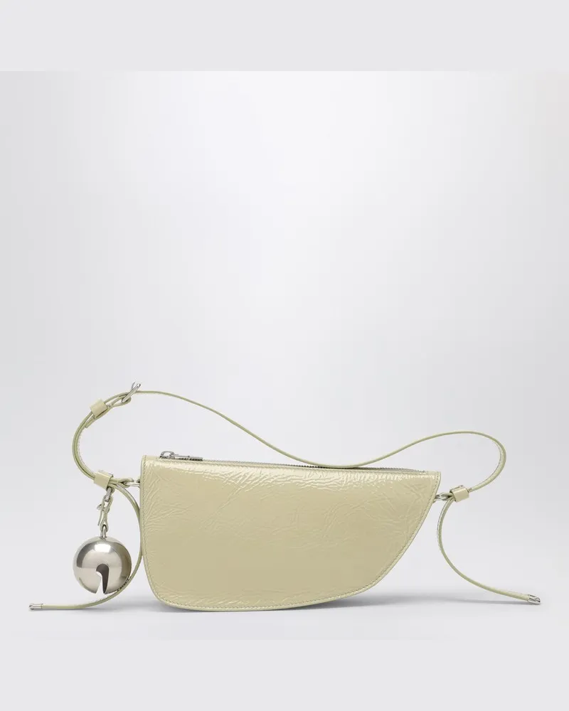 Burberry Kleine hellgrüne Tasche Shield aus Leder Grün