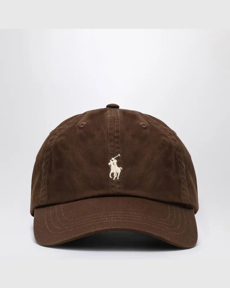 Ralph Lauren Braune Baseballkappe mit Logo Brown