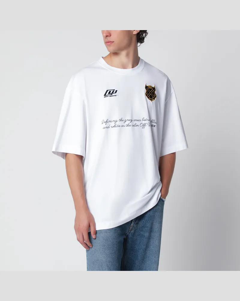 OFF-WHITE Off-White weißes T-Shirt mit Logo-Prints White