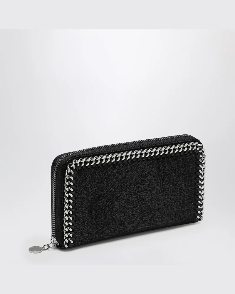 Stella McCartney Wallet zip around Falabella Schwarz