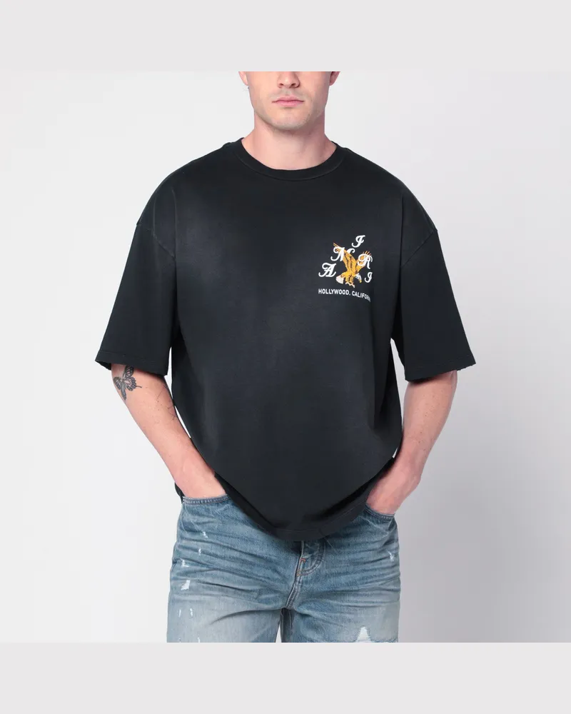 Amiri Schwarzes T-Shirt aus Baumwolle Black