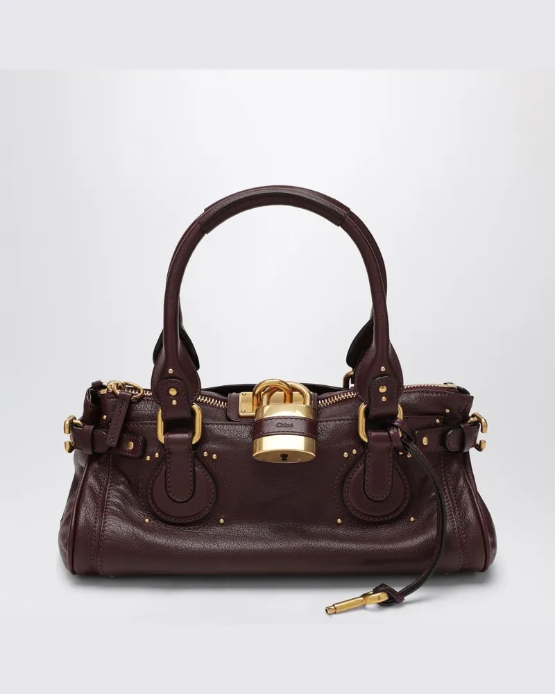 Chloé Paddington Tasche in Granatrot Braun