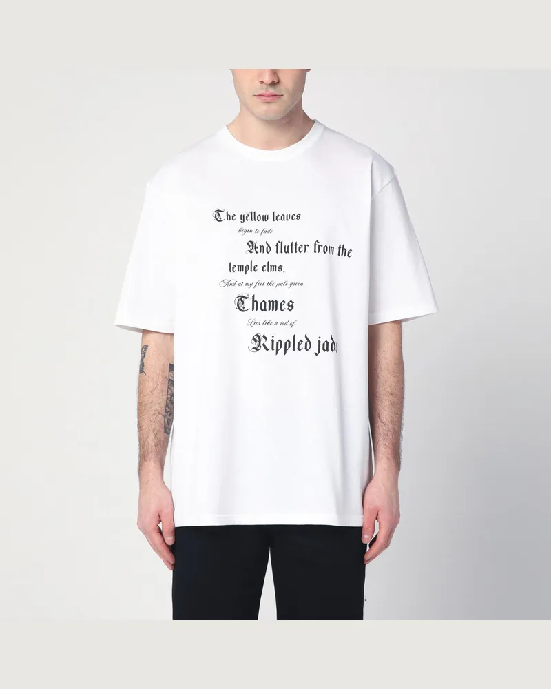 Alexander McQueen Weißes Baumwoll-T-Shirt 