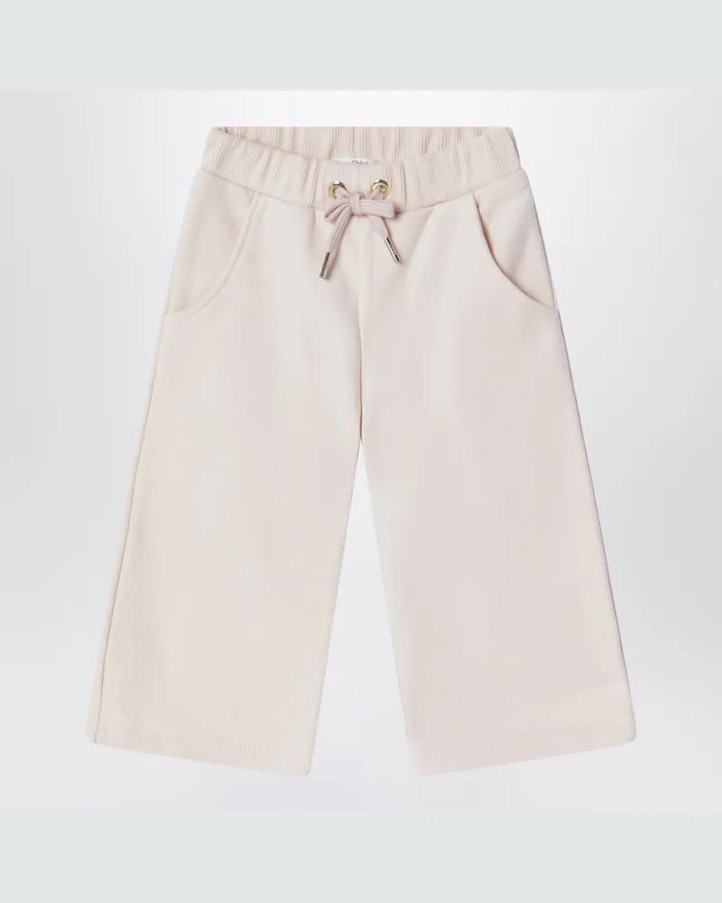 Chloé Hose in Blütenrosa aus Baumwolle Pink