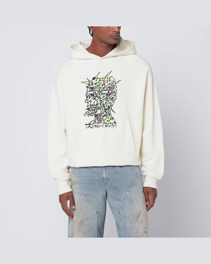Brain Dead Hellbeiges Scrambled Head Sweatshirt 
